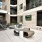 outdoor seating area in a courtyard